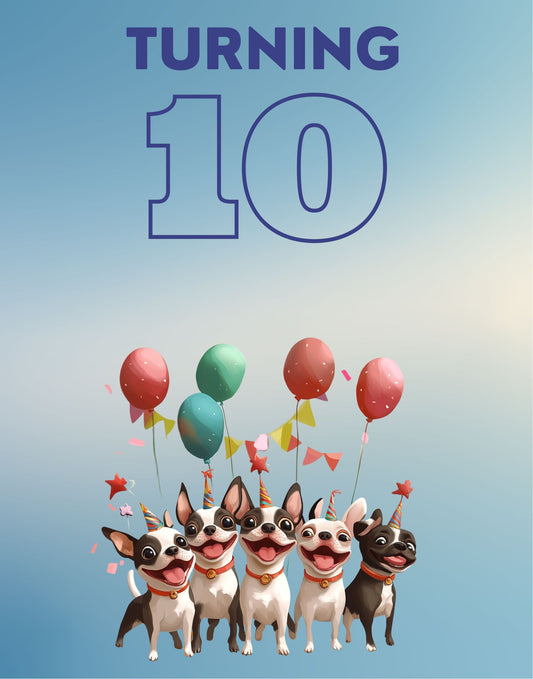 WE WILL BE 10 IN OCTOBER