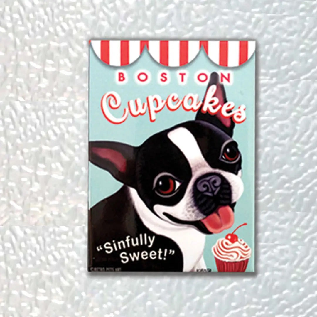 Fridge Magnet - Boston Cupcake