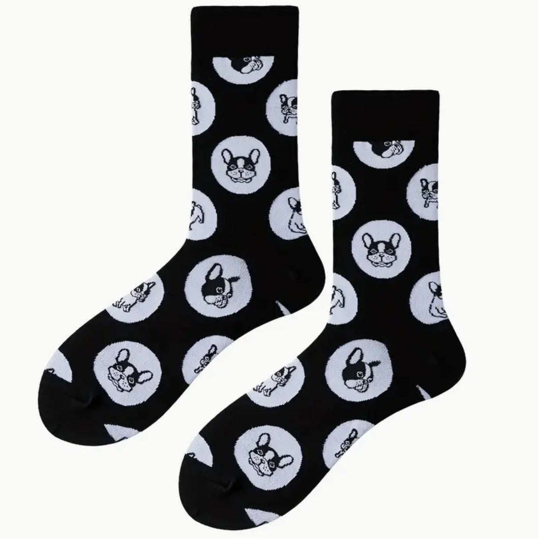 Socks - size 8-11 Black Boston
