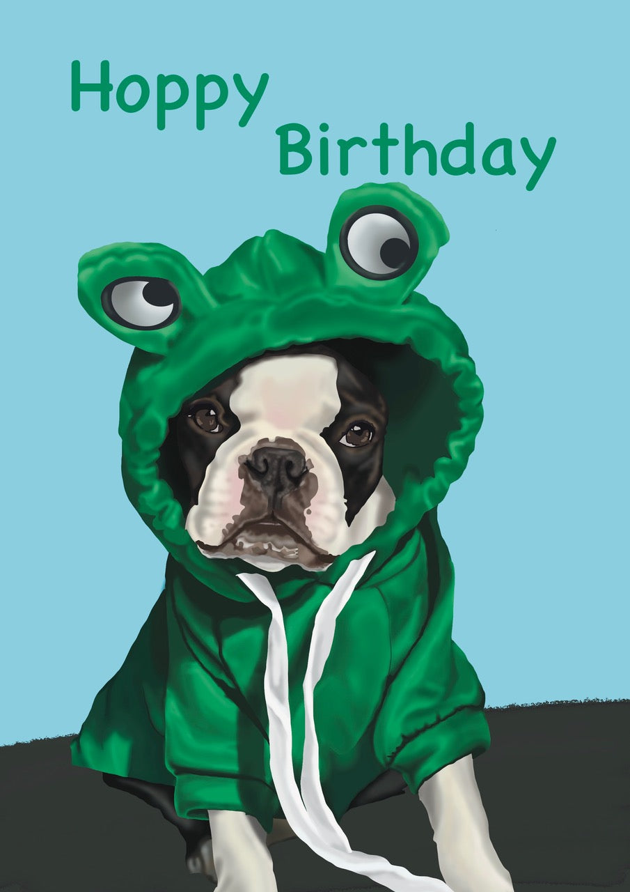 Hoppy Birthday Card