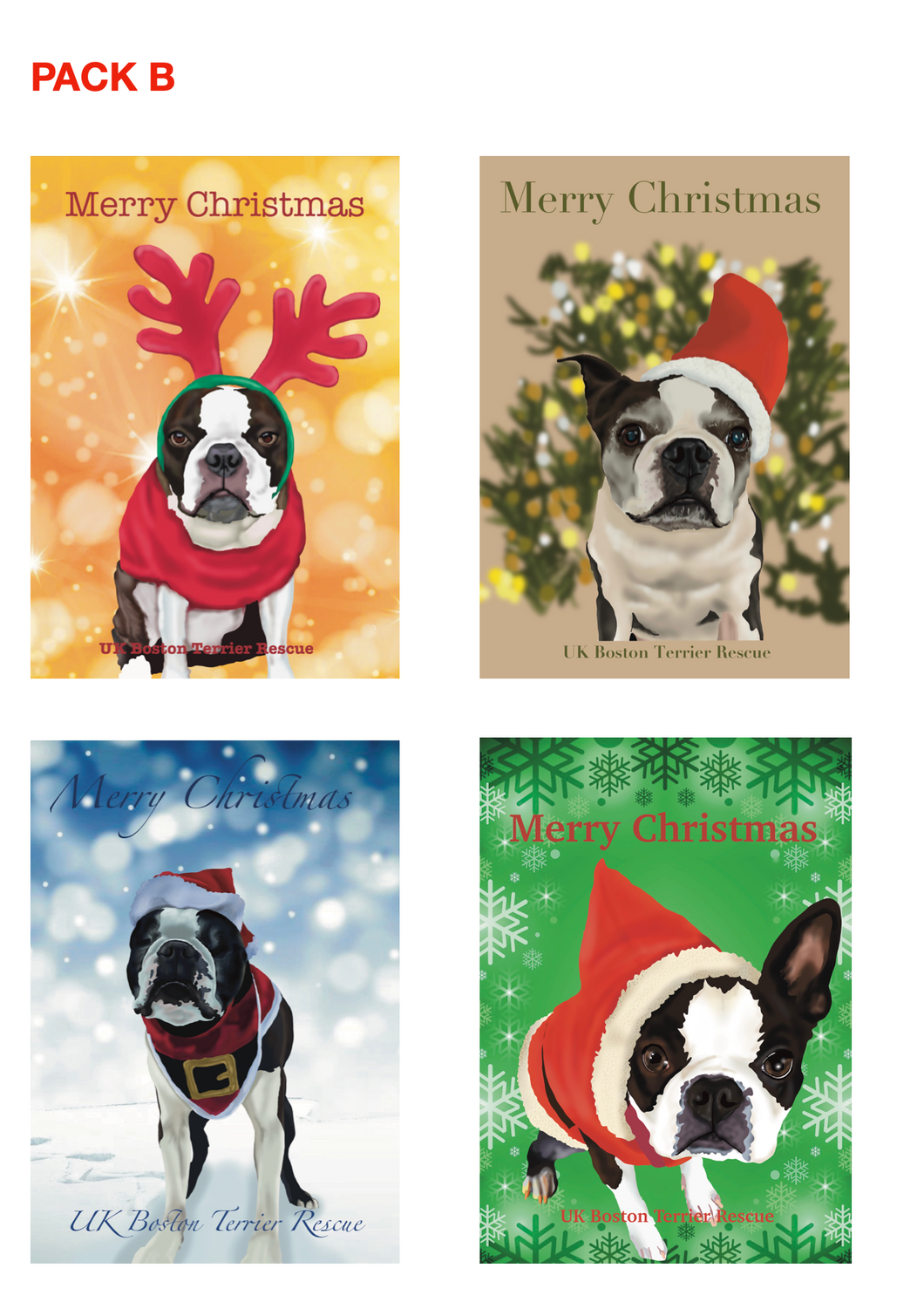 2023 UKBTR Christmas Cards - Set B
