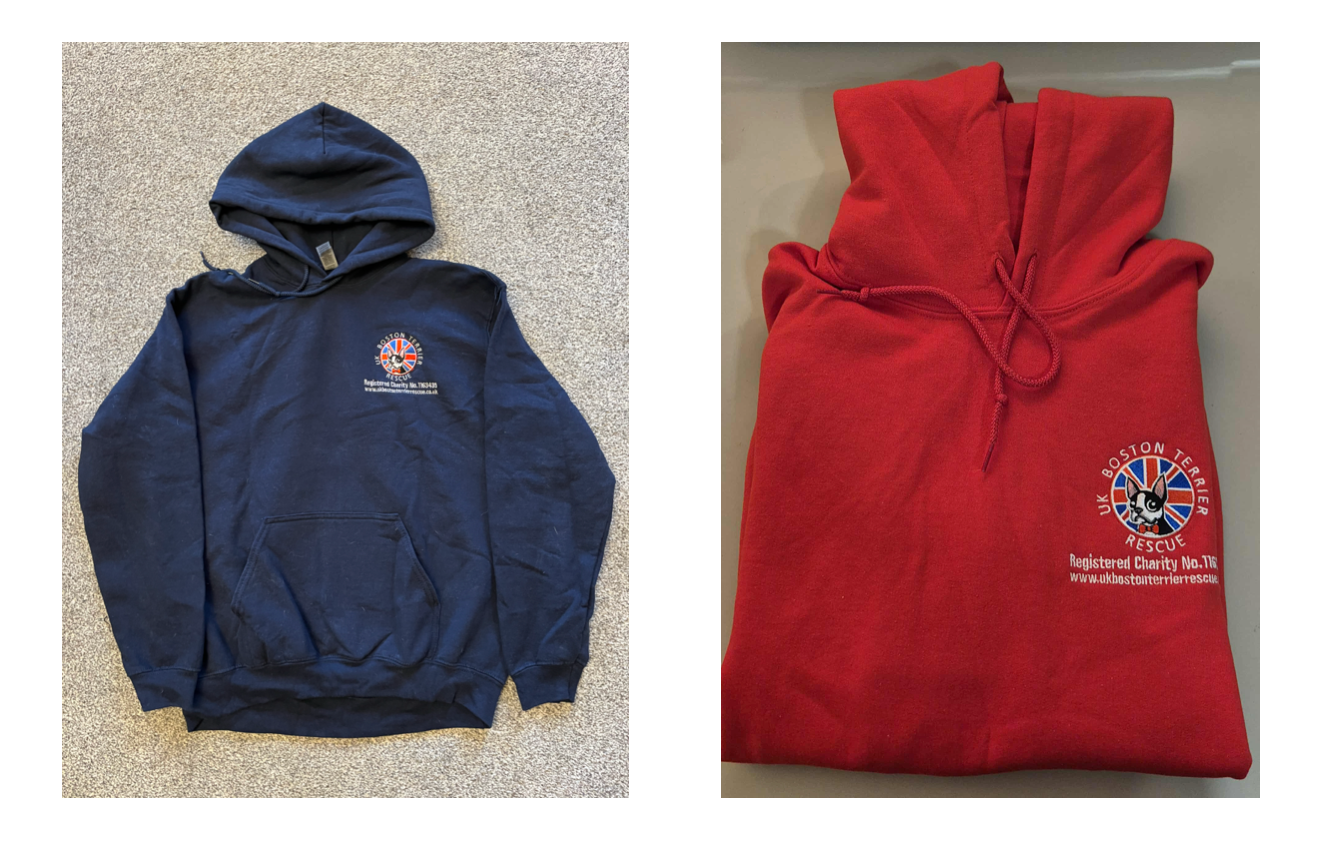 Hoodie - UK Boston Terrier Rescue Logo Adult Hoodie