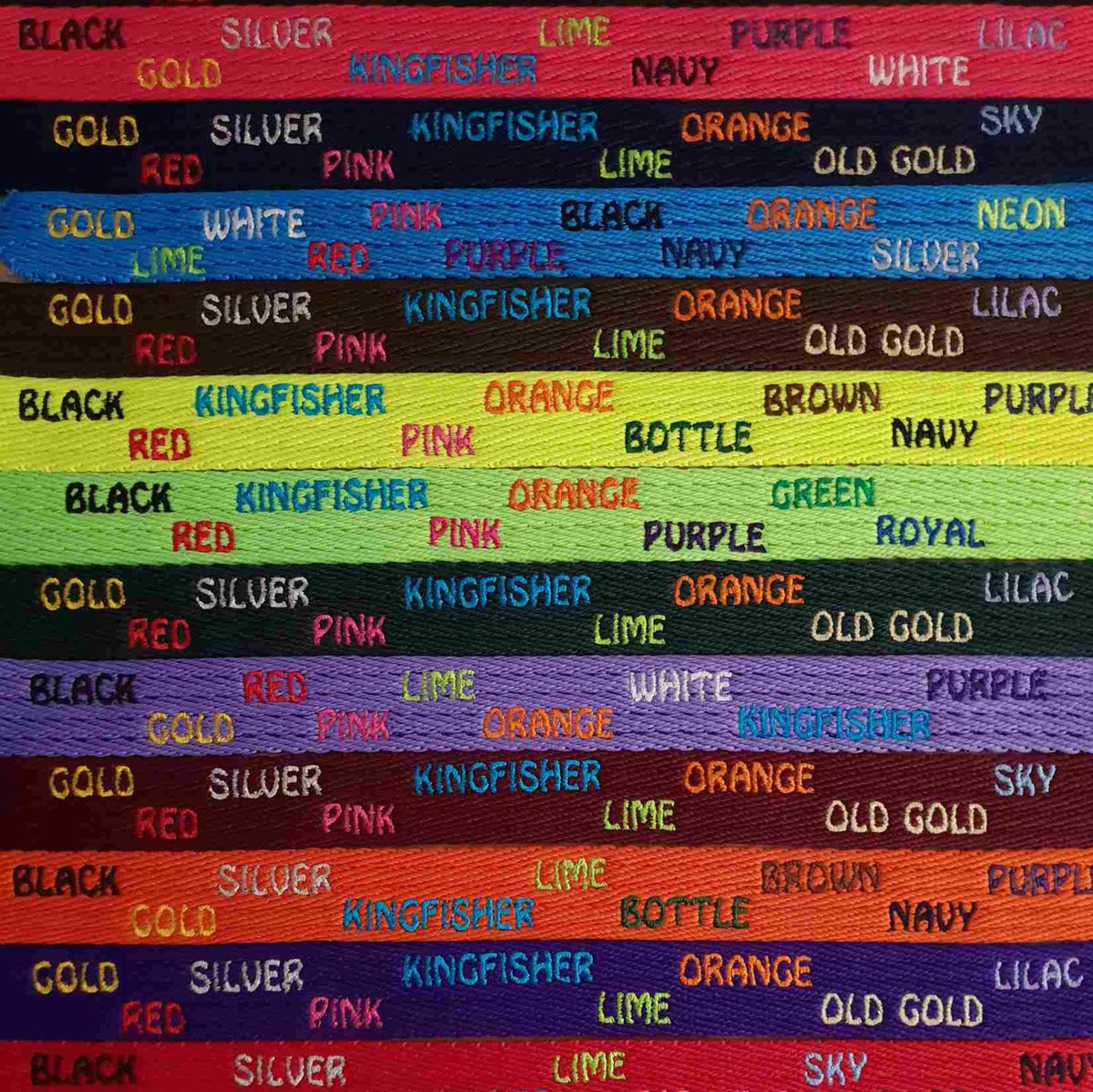 Personalised Slip Lead 19mm x 140cm
