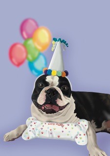 Party Boston Greeting Card
