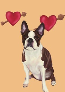 Card - Valentine Boston